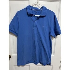 Medium Blue Men's Tailor Byrd Polo Shirt Golf